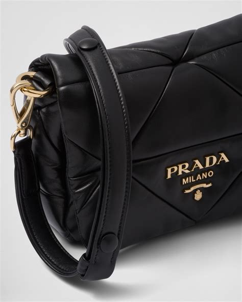 prada system schultertasche nappa-patchwork|Prada System Nappa Patchwork Shoulder Bag.